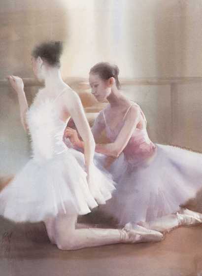 柳毅 2005年作 芭蕾少女